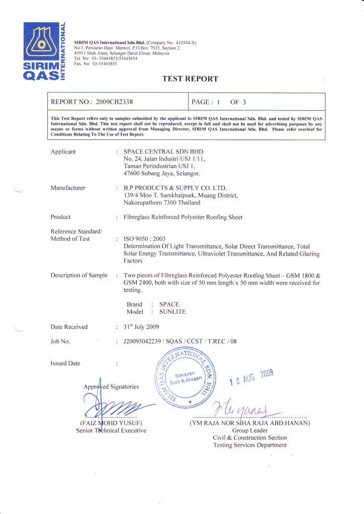 Sun-Lite ISO 9050-1